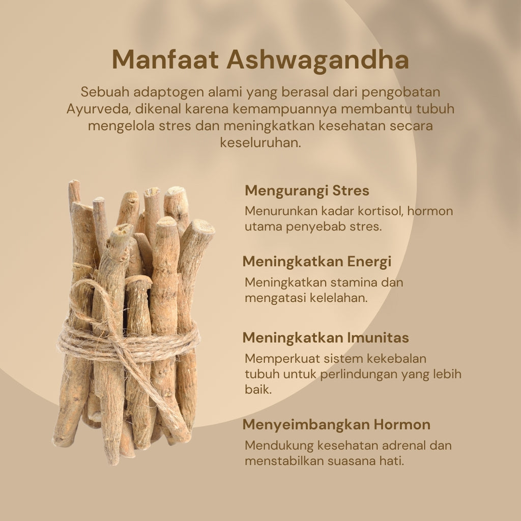 NILAYA Organic Ashwagandha Powder 100g | Adaptogen for Stress, Strength & Sleep