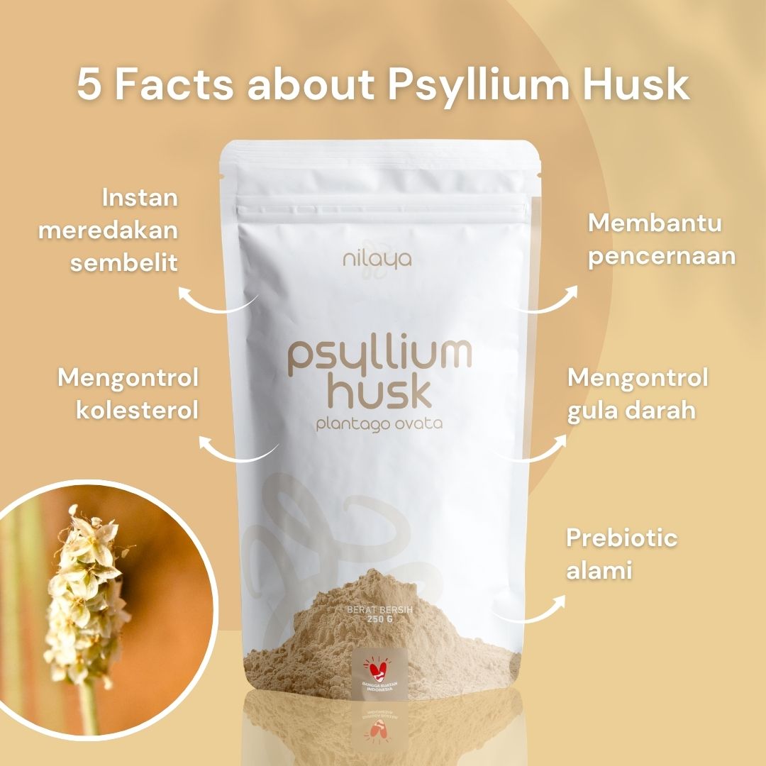 NILAYA Psyllium Husk Powder 250g | High Fiber for Weight Loss & Digestive Health