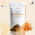 NILAYA Cordyceps Mushroom Powder 100g | Energy, Stamina & Athletic Performance | Organic