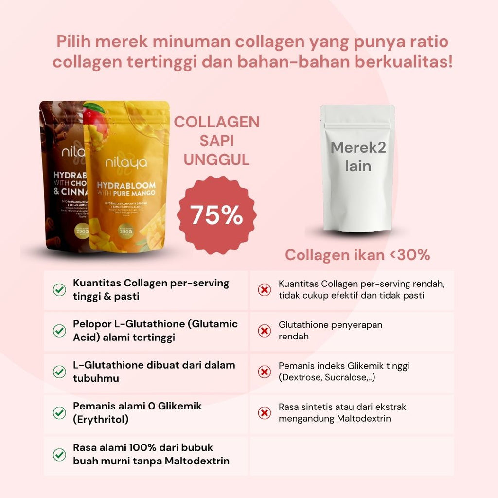 NILAYA Premium Hydrolyzed Collagen Drink Powder