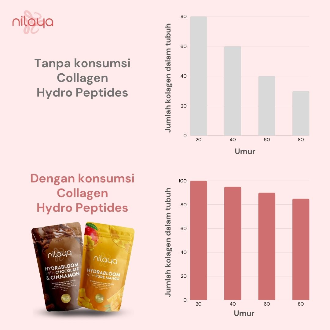 NILAYA Premium Hydrolyzed Collagen Drink Powder