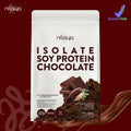 NILAYA Isolate Soy Protein Cacao & Stevia 1kg | 24g Protein/Serving | Non-GMO Vegan Keto