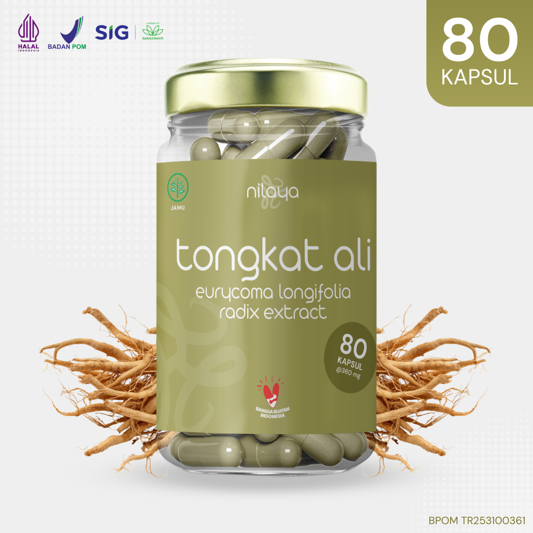 NILAYA Tongkat Ali Extract Capsules | Natural Testosterone Booster | Energy & Muscle Support