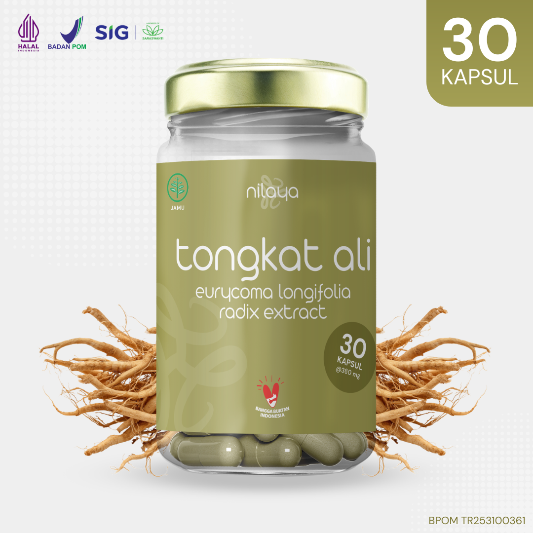 NILAYA Tongkat Ali Extract Capsules | Natural Testosterone Booster | Energy & Muscle Support