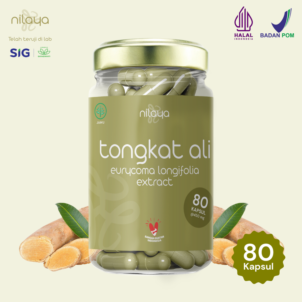 NILAYA Tongkat Ali Extract Capsules | Natural Testosterone Booster | Energy & Muscle Support