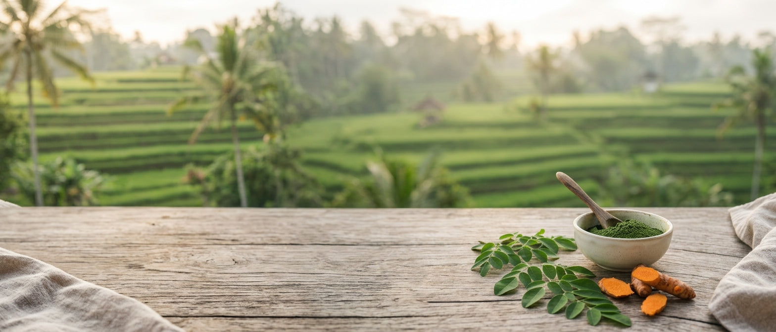 Nature's pharmacy.Made in Bali.